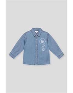 Рубашка джинсовая с принтом Fagottino