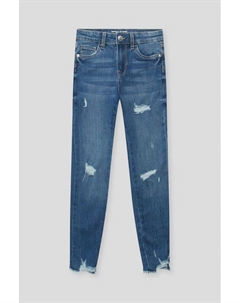 Джинсы с эффектом потертости Republic of denim