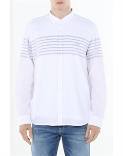 Рубашка хлопковая с полосками Loft