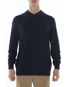 Поло с длинным рукавом из смесовой шерсти Boss