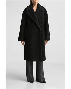 Шуба из плюшевого искусственного меха Hugo