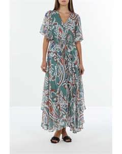 Платье макси c V-вырезом с принтом S.oliver