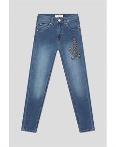 Джинсы с эффектом потертости Guess