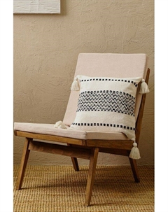 Подушка декоративная с вышивкой и кистями Desert Moroshka