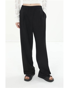 Брюки с защипами с высокой посадкой на эластичном поясе Hugo