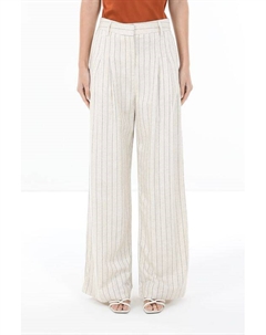 Брюки с защипами в полоску Ovs