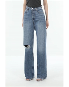 Джинсы с широкими штанинами Hugo