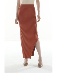 Юбка трикотажная с асимметричным кроем Calvin klein