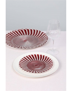 Тарелка десертная с принтом Coincasa