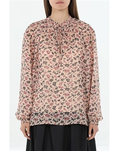 Блуза с завязками и принтом Boss