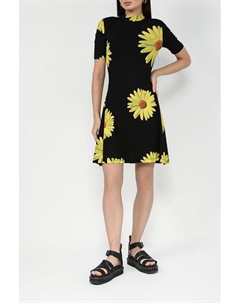 Платье с воротником стойкой и принтом Desigual