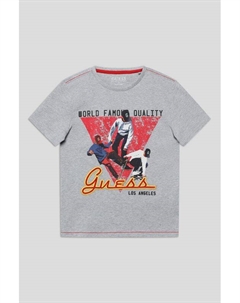 Футболка хлопковая с принтом Guess