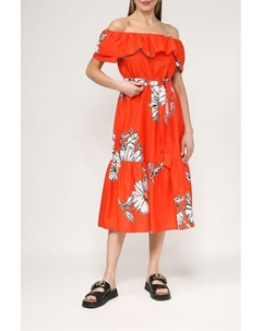 Платье хлопковое с открытыми плечами Desigual