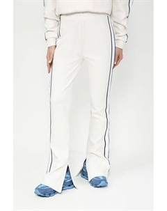 Брюки клеш хлопковые с разрезами Hugo blue