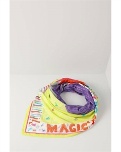 Платок из хлопка и шелка с принтом Fraas