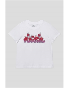 Футболка хлопковая с принтом Ovs