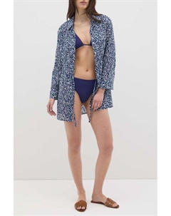 Платье-рубашка пляжное хлопковое с принтом Ovs