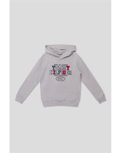 Худи хлопковое с принтом Tommy hilfiger