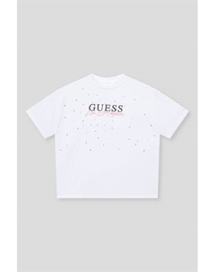 Футболка хлопковая с принтом Guess