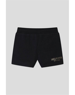 Шорты хлопковые на эластичном поясе Tommy hilfiger