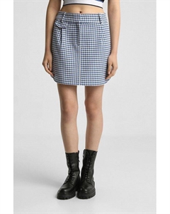 Юбка мини с узором гусиная лапка Hugo