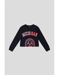 Свитшот хлопковый с принтом Ovs