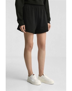 Шорты хлопковые на эластичном поясе Hugo