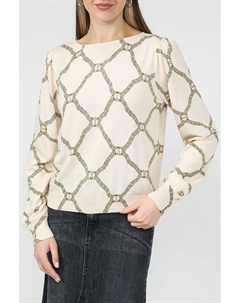 Джемпер с принтом в виде цепочек Twinset