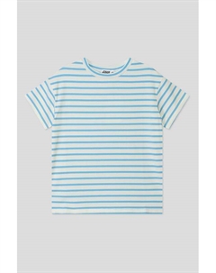 Футболка хлопковая в полоску Gioco