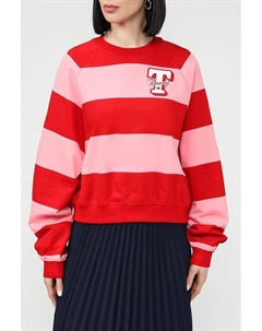 Свитшот хлопковый в полоску Tommy jeans