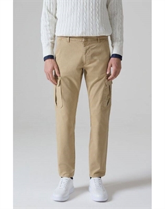 Брюки хлопковые с карманами Piombo