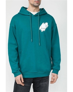 Хлопковое худи с принтом Colorplay