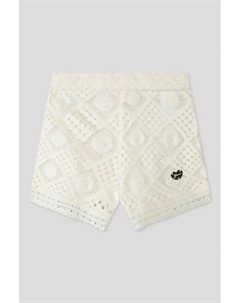 Шорты хлопковые с шитьем Guess