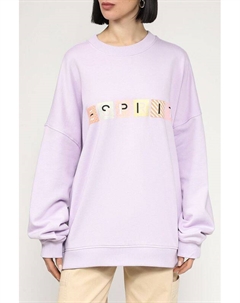 Свитшот хлопковый с принтом Esprit casual