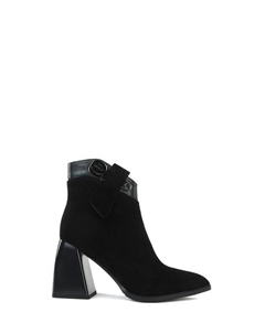 Ботильоны с верхом из велюра Abricot