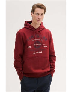 Худи хлопковое с принтом Tom tailor