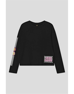 Лонгслив хлопковый с принтом Ovs