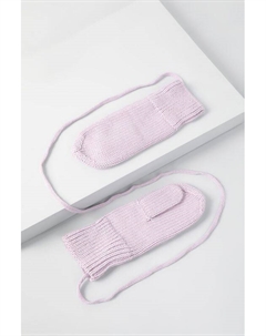 Варежки на веревке с добавлением шерсти Colorplay