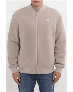 Толстовка на молнии с трикотажными манжетами Guess