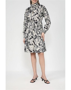 Платье хлопковое с воротником стойкой Marc o'polo