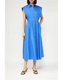 Платье-рубашка хлопковое без рукавов приталенное Sabrina scala