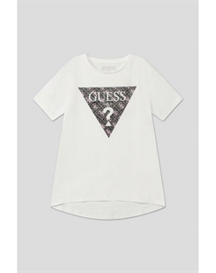 Хлопковая футболка с принтом Guess