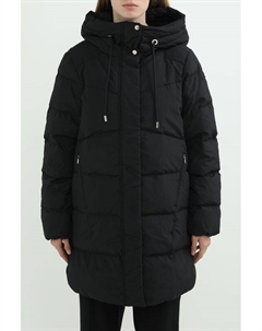 Пуховик удлиненного кроя с капюшоном Geox