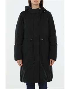 Пуховик с капюшоном на кулиске удлиненный Geox