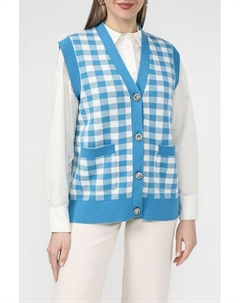 Жилет трикотажный в клетку Auranna