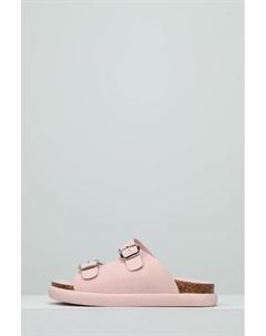 Сабо нубуковые с пряжками Ever be