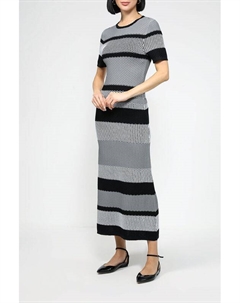 Платье трикотажное в полоску Belucci
