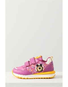 Кроссовки с принтом Маша и Медведь Geox