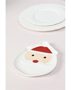 Тарелка фарфоровая с принтом в ассортименте Coincasa