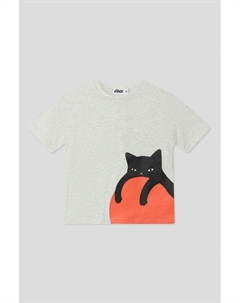 Футболка хлопковая с принтом Gioco